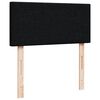 vidaXL Boxspring posteľ s matracom čierna 100x200 cm l&aacute;tka