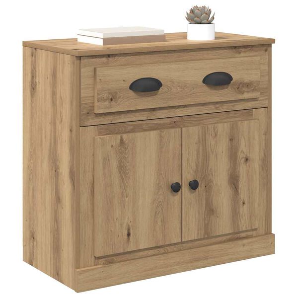 vidaXL Highboard Remeseln&yacute; dub 70 x 35,5 x 67,5 cm Kompozitn&eacute; drevo