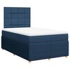 vidaXL Boxspring posteľ s matracom modrá 120x200 cm látka