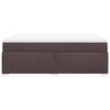 vidaXL Boxspring posteľ s matracom tmavohned&aacute; 140x200 cm l&aacute;tka