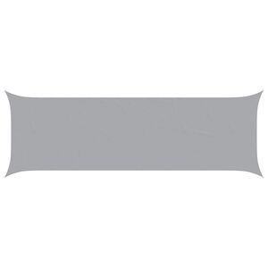 vidaXL Slnečn&aacute; plachta Svetlosiv&aacute; 6 x 2 m 100% polyester Oxford