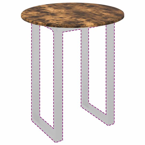 vidaXL Vrchn&aacute; doska Tmav&yacute; dub 60 x 60 x 1,5 cm Kompozitn&eacute; drevo