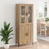 vidaXL Highboard Remeseln&yacute; dub 69,5 x 34 x 180 cm Kompozitn&eacute; drevo