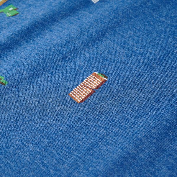 Detsk&eacute; tričko tmavomodr&eacute; melanž 104