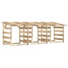 vidaXL Pergola so strechami 3 ks 100x90x100 cm impregnovan&eacute; borovicov&eacute; drevo