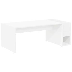 vidaXL Konferenčn&yacute; stol&iacute;k Biela 101,5 x 50 x 37 cm Kompozitn&eacute; drevo
