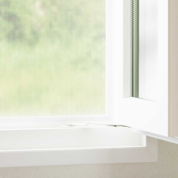 vidaXL Sieťka proti hmyzu Biela 60 x 2000 cm Sklolaminát