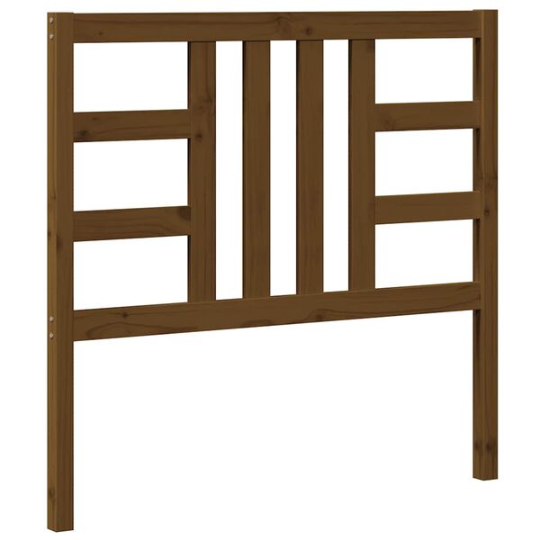 vidaXL Čelo postele medovohned&eacute; 106x4x100 cm mas&iacute;vna borovica