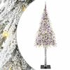 vidaXL Vianočn&yacute; stromček s 300 LED-i Biela 210 cm PE a oceľ