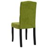 vidaXL Jed&aacute;lensk&eacute; stoličky 4 ks, svetlozelen&eacute;, zamat