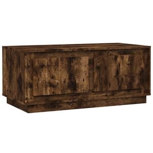 vidaXL Konferenčn&yacute; stol&iacute;k dymov&yacute; dub 102x50x44 cm spracovan&eacute; drevo