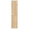 vidaXL Vysoká skrinka dub sonoma spracované drevo