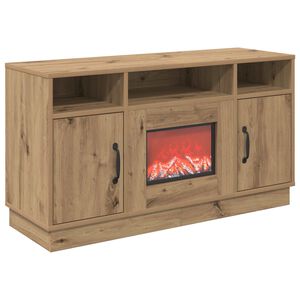 vidaXL Elektrick&yacute; krb Dub artisan 100 x 33 x 55 cm Kompozitn&eacute; drevo