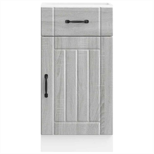 vidaXL Kuchynsk&aacute; spodn&aacute; skrinka Lucca, siv&eacute; sonoma, kompozitn&eacute; drevo