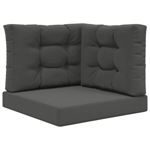 vidaXL Vank&uacute;&scaron; na vonkaj&scaron;iu pohovku Polyester Antracitov&aacute; 60 x 60 cm