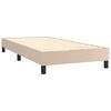 vidaXL Boxspring posteľ s matracom kapuč&iacute;nov&aacute; 80x200 cm umel&aacute; koža