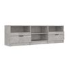 vidaXL TV stol&iacute;k bet&oacute;nov&yacute; siv&yacute; 150x33,5x45 cm spracovan&eacute; drevo