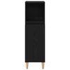 vidaXL K&uacute;peľňov&yacute; kabinet Čierny dub 30 x 30 x 100 cm Kompozitn&eacute; drevo