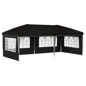 vidaXL Pr&iacute;stre&scaron;ok na p&aacute;rty 575 x 289 x 245 cm Čierna