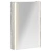 vidaXL K&uacute;peľňov&aacute; zrkadlov&aacute; skrinka Siv&yacute; Sonoma 33 x 11,5 x 50 cm