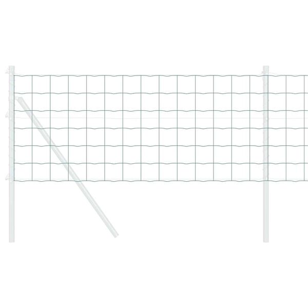 vidaXL Euro plot Zelen&aacute; 0,4 x 50 m Železo potiahnut&eacute; PVC