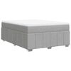 vidaXL Boxspring posteľ s matracom bledosiv&yacute; 140x190 cm l&aacute;tka