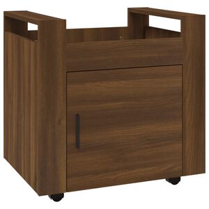 vidaXL Stolov&yacute; voz&iacute;k hned&yacute; dub 60x45x60 cm spracovan&eacute; drevo