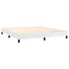 vidaXL Boxspring posteľ s matracom biela 160x200 cm umel&aacute; koža