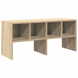 vidaXL Reg&aacute;l na top&aacute;nky stohovateľn&eacute; dub sonoma 89,5x30x40 cm