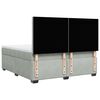 vidaXL Posteľn&yacute; r&aacute;m boxsping s matracom bledosiv&yacute; 180x200 cm zamat