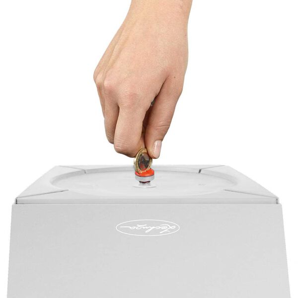 LECHUZA Kvetin&aacute;č Cubico Color 40 ALL-IN-ONE biely 13150