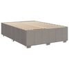 vidaXL Posteľn&yacute; r&aacute;m boxspring s matracom sivohned 160x200 cm l&aacute;tka