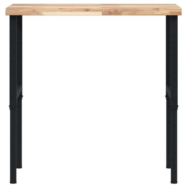 vidaXL Pracovn&yacute; st&ocirc;l 100x60x(73-99,5) cm mas&iacute;vna ak&aacute;cia obdĺžnik