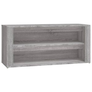 vidaXL Reg&aacute;l na top&aacute;nky siv&yacute; dub sonoma 100x35x45 cm spracovan&eacute; drevo