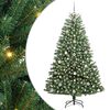 vidaXL Umel&yacute; Skl&aacute;pac&iacute; Vianočn&yacute; Stromček Zelen&aacute; 180 cm PVC a kov