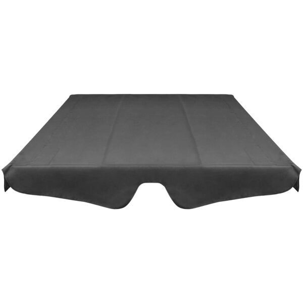 vidaXL N&aacute;hradn&aacute; strie&scaron;ka na z&aacute;hradn&uacute; hojdačku, siv&aacute; 226x186 cm