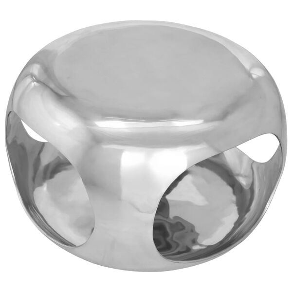 vidaXL Konferenčn&yacute; stol&iacute;k hlin&iacute;k 50x50x30 cm strieborn&yacute;