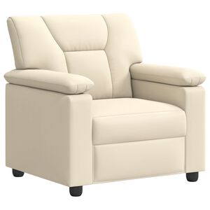 vidaXL Pohovka Kr&eacute;mov&aacute; 91 x 85 x 93 cm Umel&aacute; koža