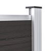 vidaXL Plotov&yacute; panel WPC 175x105 cm čierny