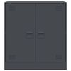 vidaXL Komoda antracitov&aacute; 67x39x73 cm oceľov&aacute;