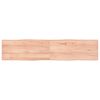 vidaXL Stolov&aacute; doska svetlohned&aacute; 180x40x(2-4)cm o&scaron;etren&yacute; mas&iacute;v hrany