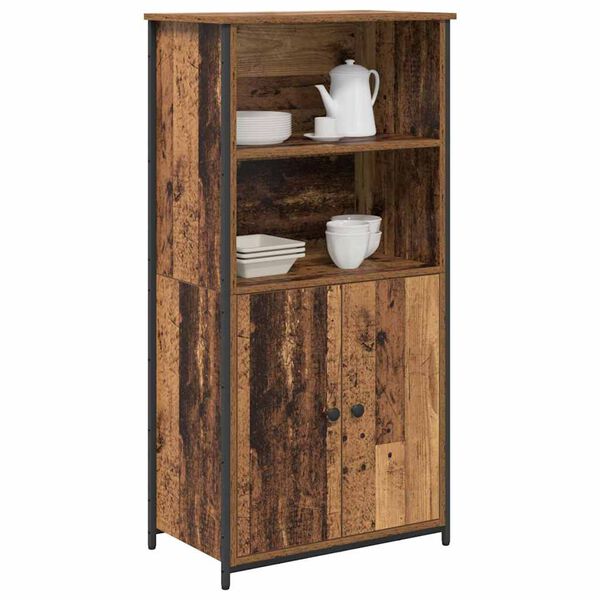 vidaXL Highboard Star&eacute; drevo 62 x 36 x 121,5 cm Kompozitn&eacute; drevo