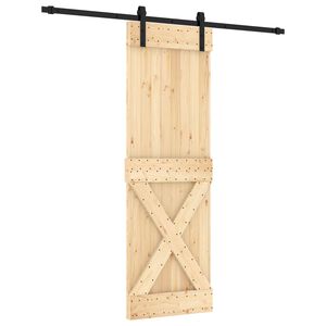 vidaXL Posuvn&eacute; dvere 70 x 210 cm Mas&iacute;vne borovicov&eacute; drevo (neupraven&eacute;)