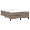 vidaXL Boxspring posteľ s matracom sivohned&yacute; 120x200 cm l&aacute;tka