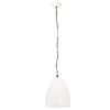 vidaXL Industriálna závesná lampa 25 W biela 32 cm okrúhla E27