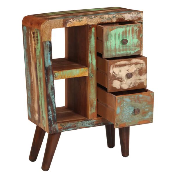 vidaXL Komoda 55x30x80 cm recyklovan&yacute; mas&iacute;v