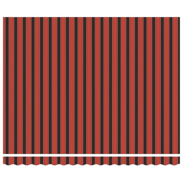 vidaXL Zatemniteľn&aacute; mark&iacute;za Oranžov&aacute; a Čierna 400 &times; 300 cm