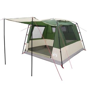 vidaXL P&aacute;rty stan 10-miestny Zelen&aacute; 185T Polyester s PU n&aacute;terom