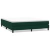 vidaXL Box Spring Posteľ bez matraca Tmavo zelen&aacute; 180x220 cm Zamat