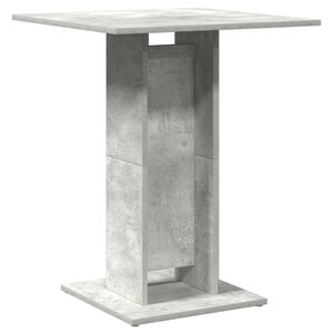vidaXL Bistro stol&iacute;k, bet&oacute;novo siv&yacute; 60x60x75 cm, kompozitn&eacute; drevo